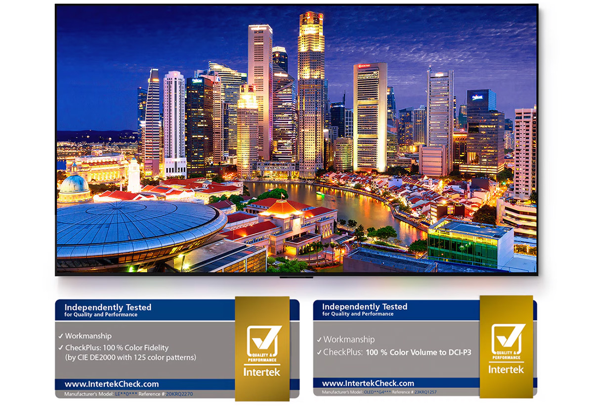 Σκηνή μιας πολύβουης πόλης νωρίς το βράδυ με έντονα χρώματα και αντίθεση.